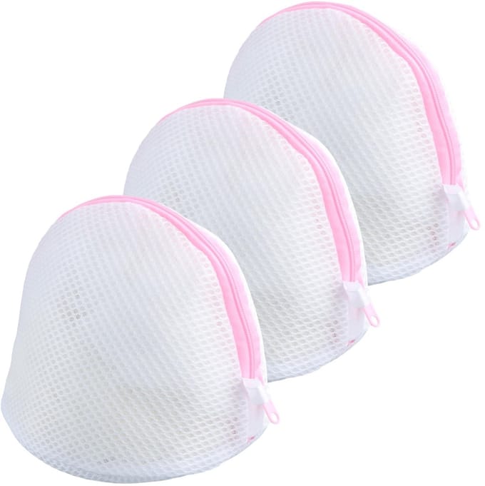 Dailygoods- Waszak Groot - Waszakje BH - Wasnet voor Ondergoed - Herbruikbaar - 3 Stuks - Hoogwaardige Polyester