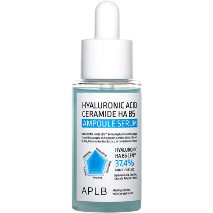 APLB Hyaluronzuur Ceramide HA B5 Ampul Serum 40ml #40ml 1PCS white