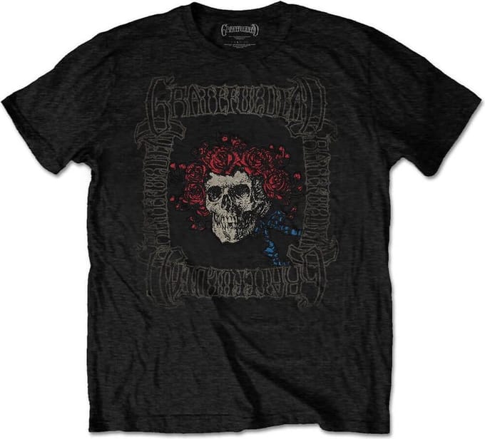Grateful Dead - Bertha With Logo Box Heren Tshirt - XXL - Zwart