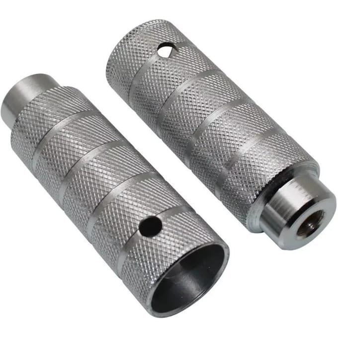 Paar voetsteunen bmx aluminium voor 14mm as P2R