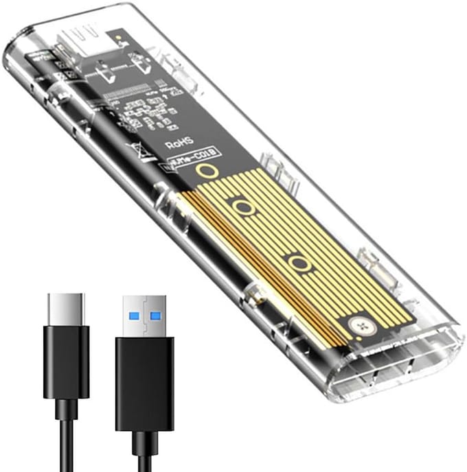 Solidchoice - NVMe M.2 SSD Behuizing met 10Gbps Overdrachtssnelheid