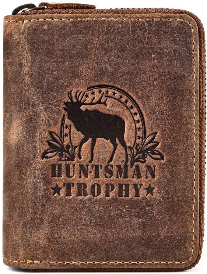 Greenburry Huntsman Portemonnee RFID-bescherming Leder 10 cm - Unisex - Horizontaal - brown 1