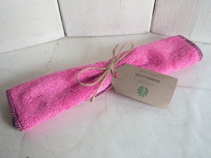 Bamboe doekje roze