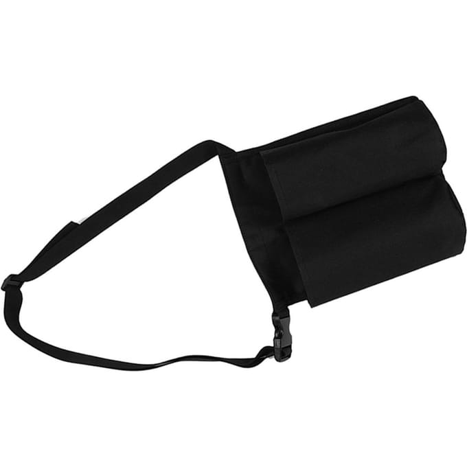 Verstelbare Massagefles Holster Massagelotion Massageolie Taille Hangtas black