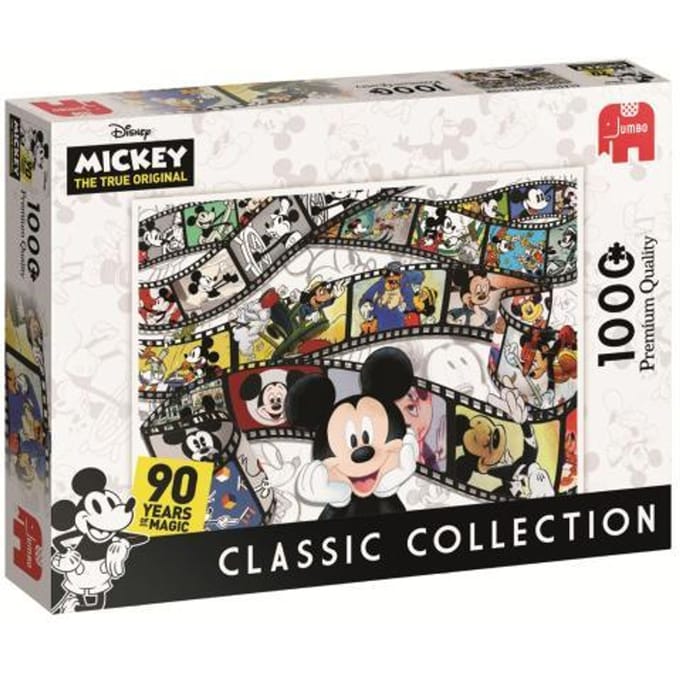 Jumbo Puzzel Disney Classic Collection Mickey Mouse 90th Anniversary - Legpuzzel - 1000 stukjes