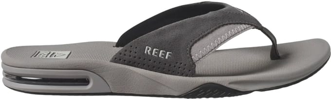 Reef - Fanning Grey Suede Grijs - Maat 43