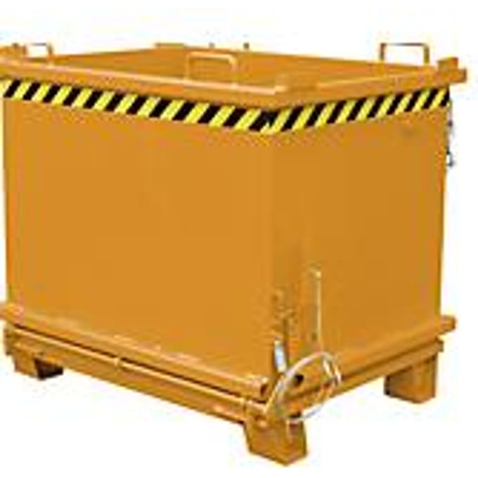 Bodemklepcontainer SB 1500, oranje