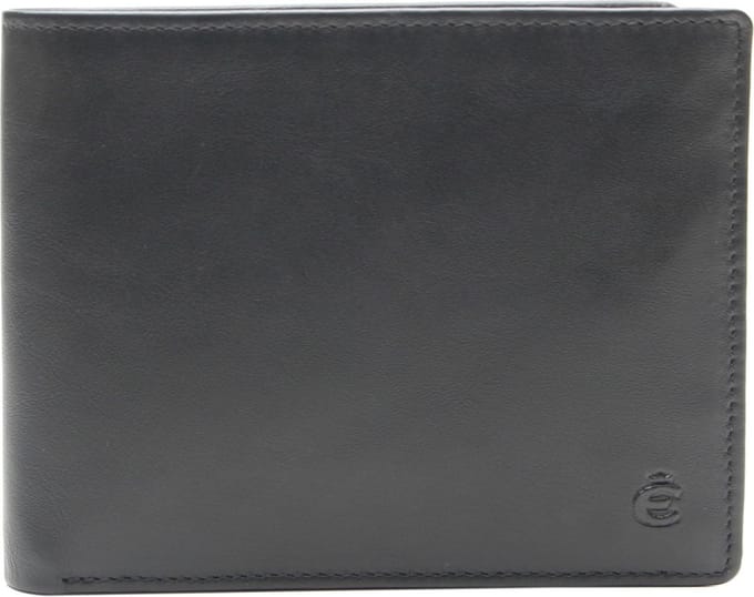 Esquire Portemonnee Card Safe Billfold Wallet Black Zwart