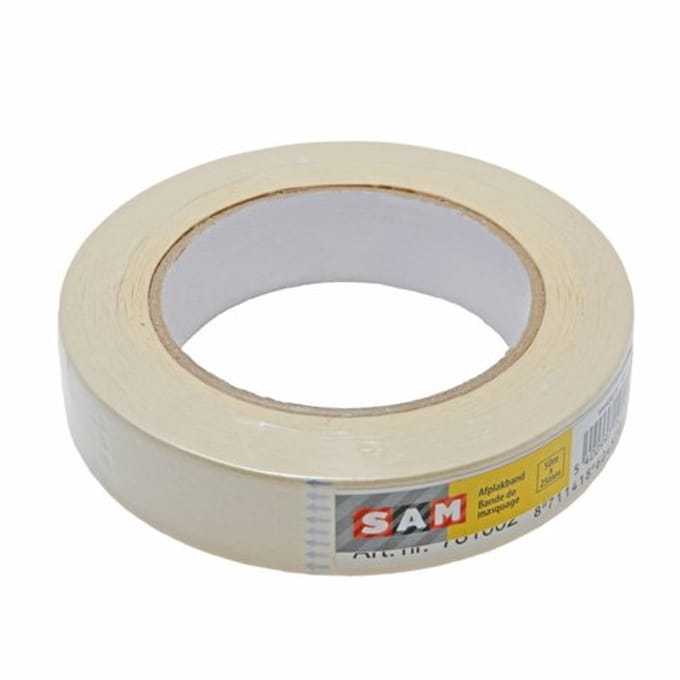 SAM afplaktape - 50 meter x 38 mm.