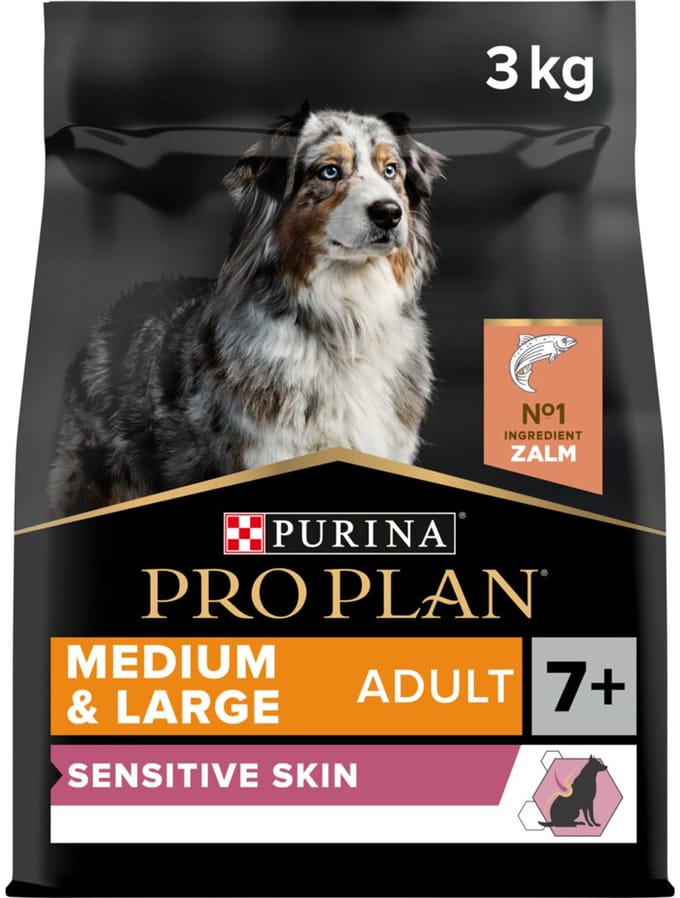 Pro Plan - Adult 7+ - Medium & Large - Sensitive Skin - Zalm - 2 x 3kg