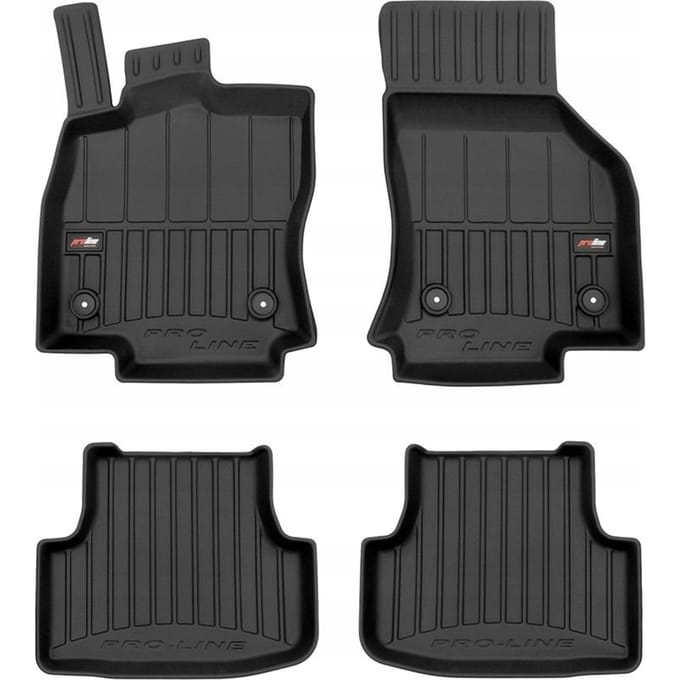 FROGUM 3D Gummimatten Set – Passend für Audi A3 8Y (ab 2020) – Hohe 6 cm Kanten – TPE-Material – Geruchlos & Schwarz