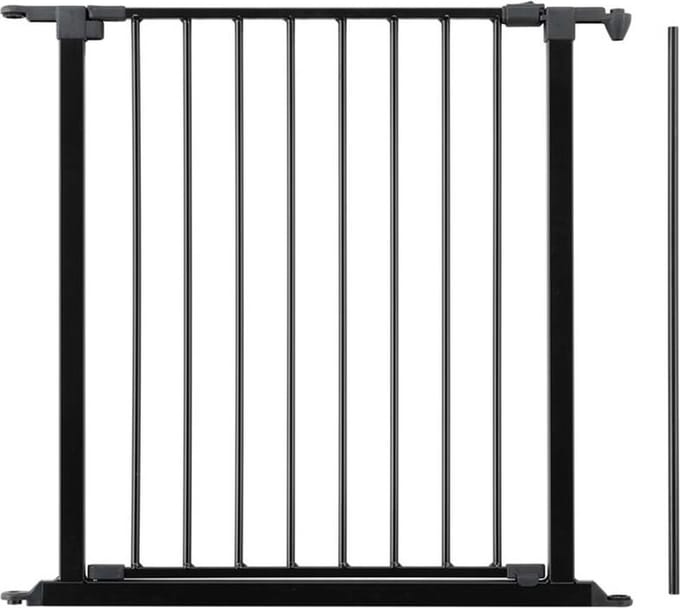 BabyDan Flex Deur - 72cm - uitbreiding - Zwart
