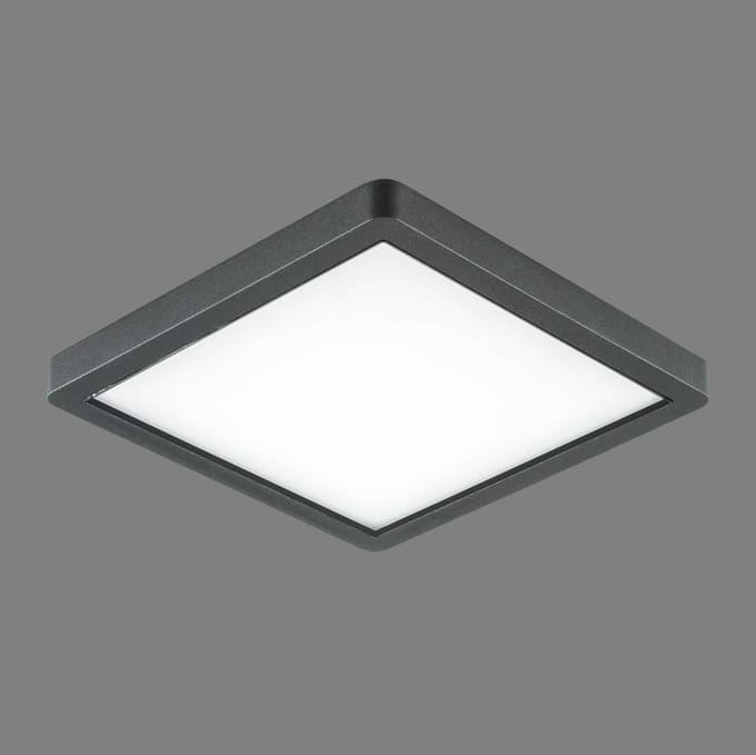 EVN Tectum LED buiten plafondlamp hoekig met glas