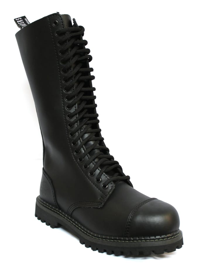 Slijpmachines Unisex Zwarte Punk Militaire Laarzen-King CS
