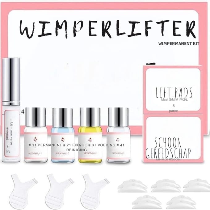 MMP® Wimperlifting set - Wimperlift - Wimpers - Stel Een - 25cm x 15cm x 10cm