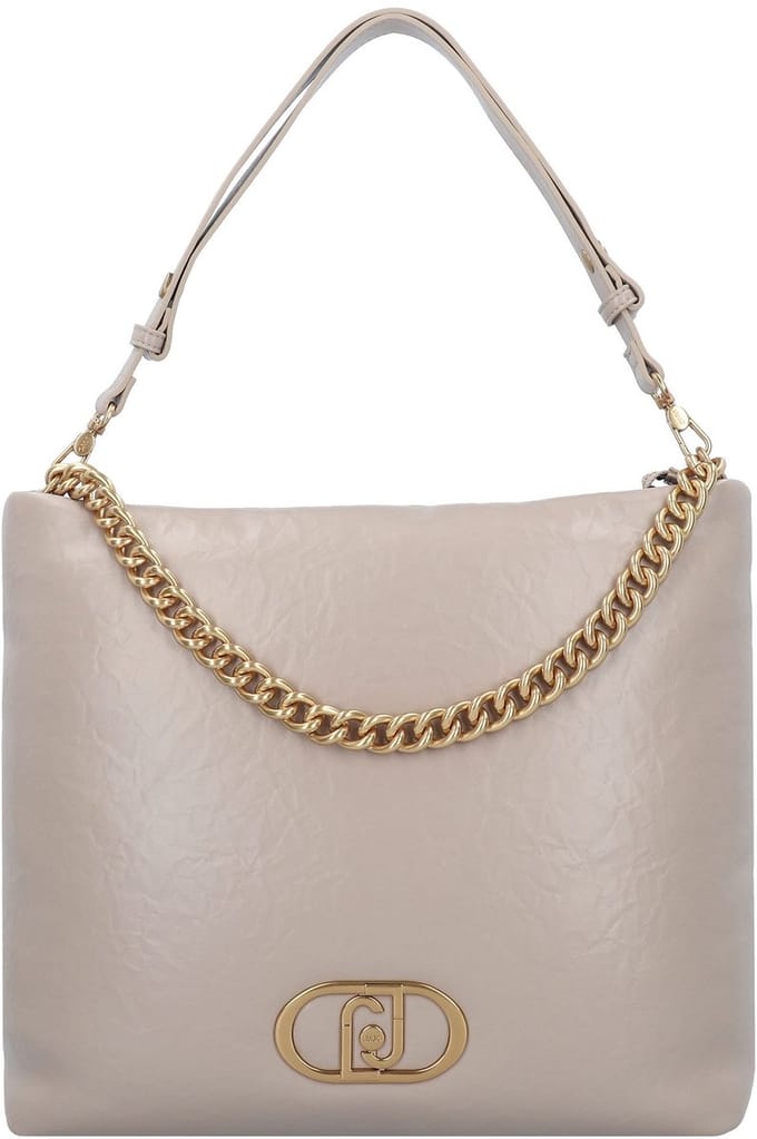 LIU JO Schoudertas Lapuffy ECS Hobo Bag Dark Sand Beige