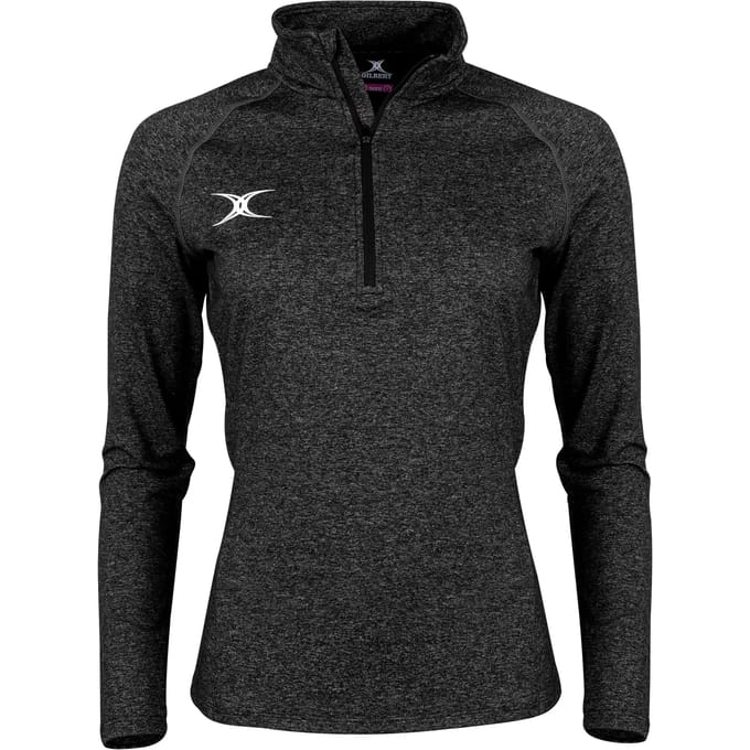 Gilbert Netball Pro Synergie Warm Up Top - W 10 - Zwart