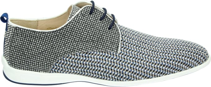 Floris van Bommel Mannen Veterschoenen Kleur: Grijs Maat: 43