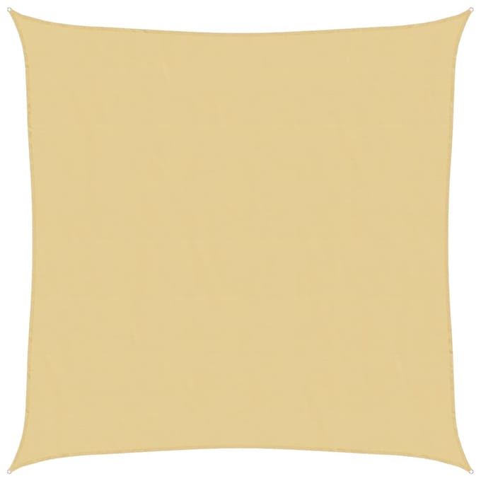 vidaXL - Zonnezeil - 3x3 - m - 100% - polyester - oxford - zandkleurig