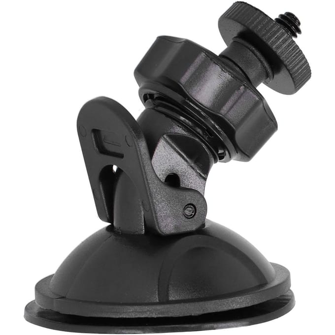 Autocamera Zuignap Mount 14in Schroef Voorruit Houder Adapter voor DV GPS Zwart gray