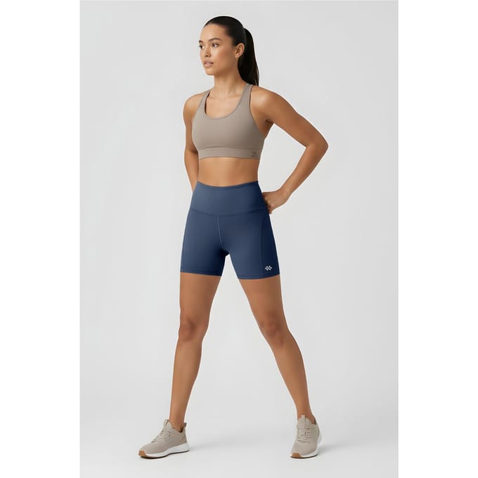 Korte Hoog-getailleerde Slim-fit Leggings Met Riem