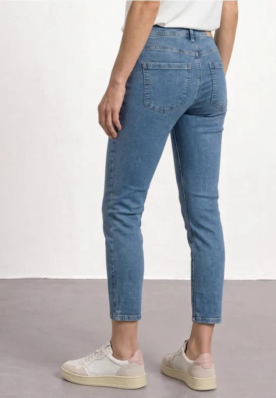 7/8 Straight Legs jeans met opgestikte zakken