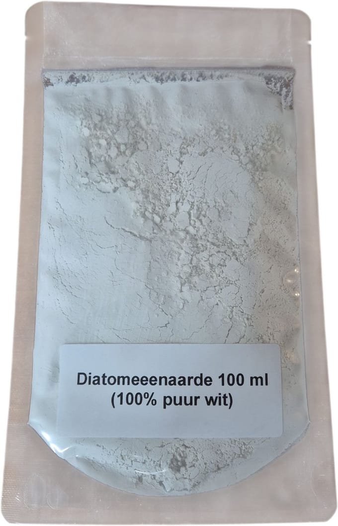 Diatomeeënaarde 100 ML - 100% puur wit - Diatom Dust - Kleinverpakking