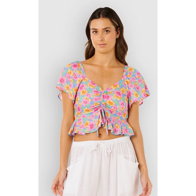 Rip Curl Malibu Cove SS TOP - Blue