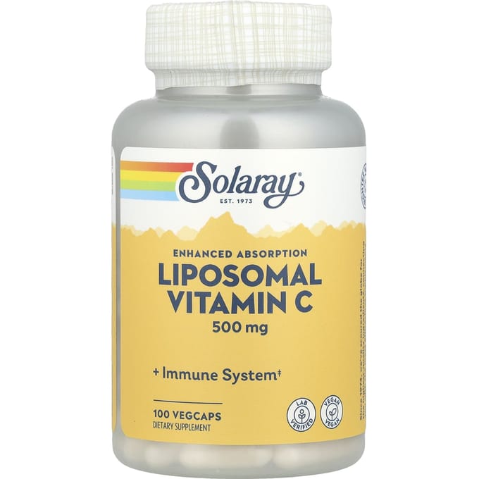 Liposomale Vitamine C, 500 mg, 100 vegetarische capsules