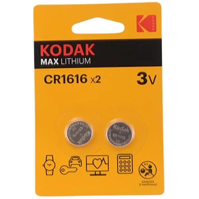 Batterijen Kodak Lithium Cr1616 (x2)