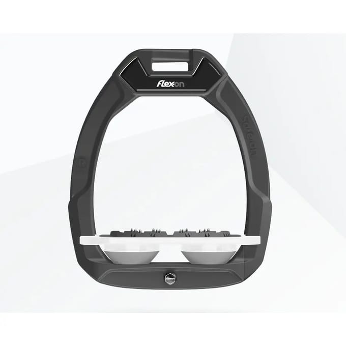 Veiligheidsstijgbeugels Plat Ultra Grip Antraciet/Wit/Grijs Flex-On Safe-On
