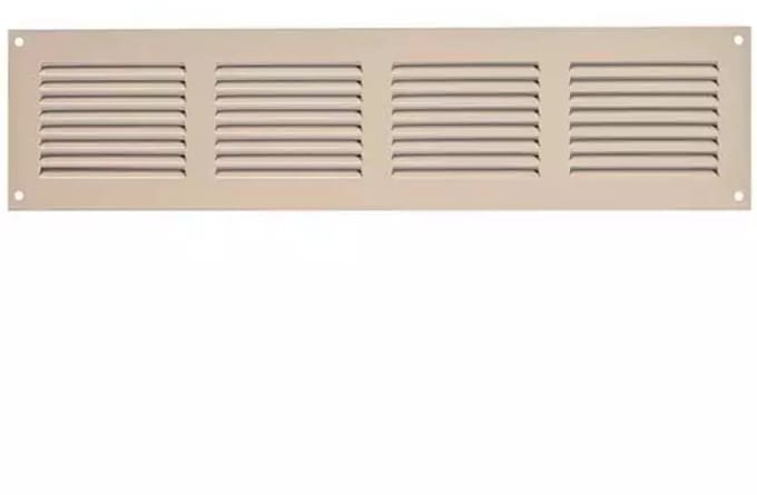 Europlast Metalen rooster 400x100mm beige - MR4010Y