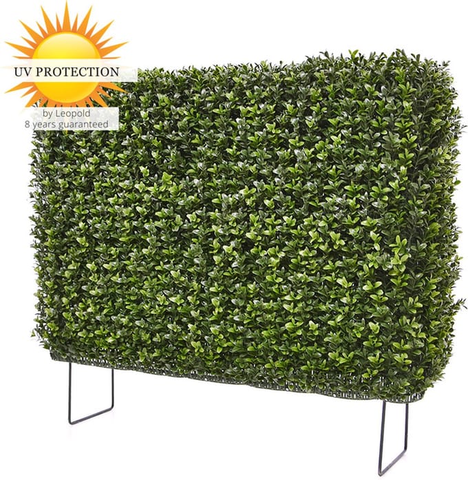 Kunst buxus haag 80x25x56 cm uv