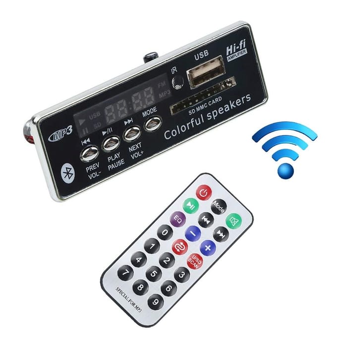 Auto USB Bluetooth Handsfree MP3-speler Geïntegreerde MP3-decoderbordmodule met afstandsbediening