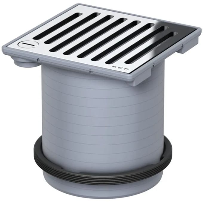 ACO Opzetstuk Passavant 149x149/ K3/ ABS/Roest V2A/ vergrendelbaar, 5141.71.22