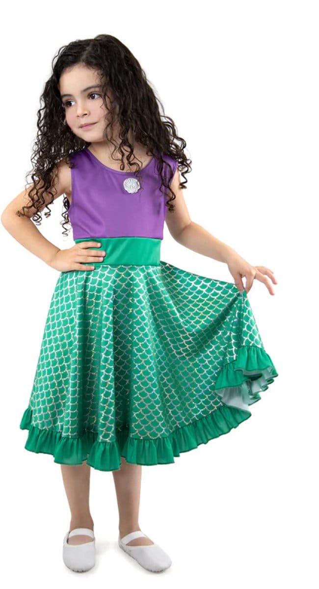 Little Adventures - Mermaid twirl jurk – Maat 128-134