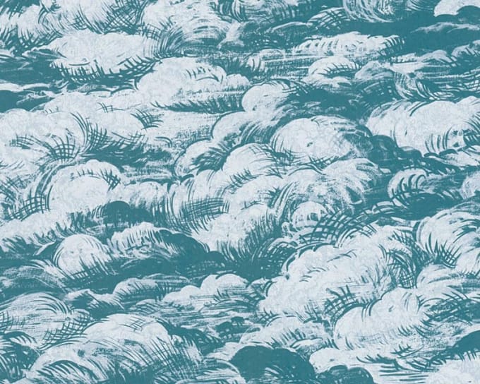 WOLKEN BEHANG | Design - blauw wit - "Architects Paper" A.S. Création Jungle Chic