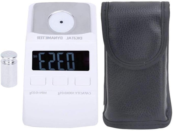 Plus - Vinyl Record Player Acupressure Meter - Draagbare Draaitafel - Digitale LCD Display - Naalddruk Meter - Druk Gauge - 100g/0.1g