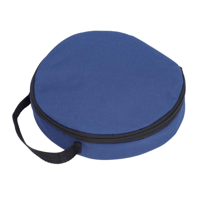 Nekkoeling Thermisch Geïsoleerde Tas Duurt 2 Tot 4 Uur Houdt Koud Herbruikbaar Ritssluiting Nek blauw