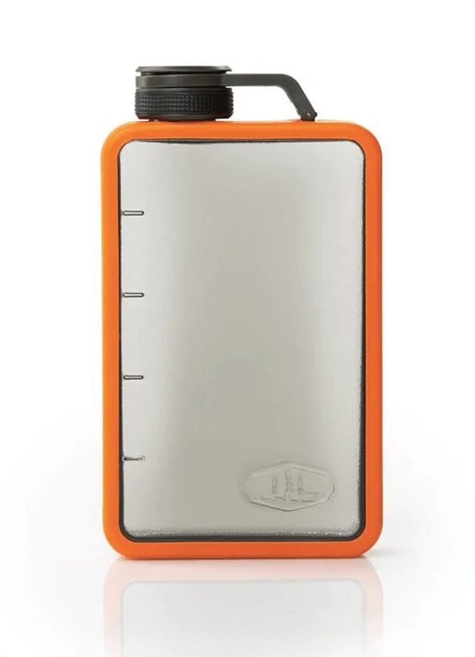 GSI Outdoors Boulder Flask 300ml - Oranje, BPA-vrij, Onbreekbaar