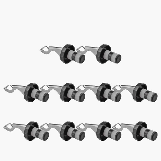 1-10 stuks Druk Wijnstopper Vacuüm Verzegelde Plug Wijnflesstopper Wijn Champagne Doppen Barware Keukengereedschap Wijnflesstopper