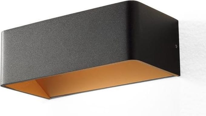 Artdelight Wandlamp Mainz Zwart / Goud