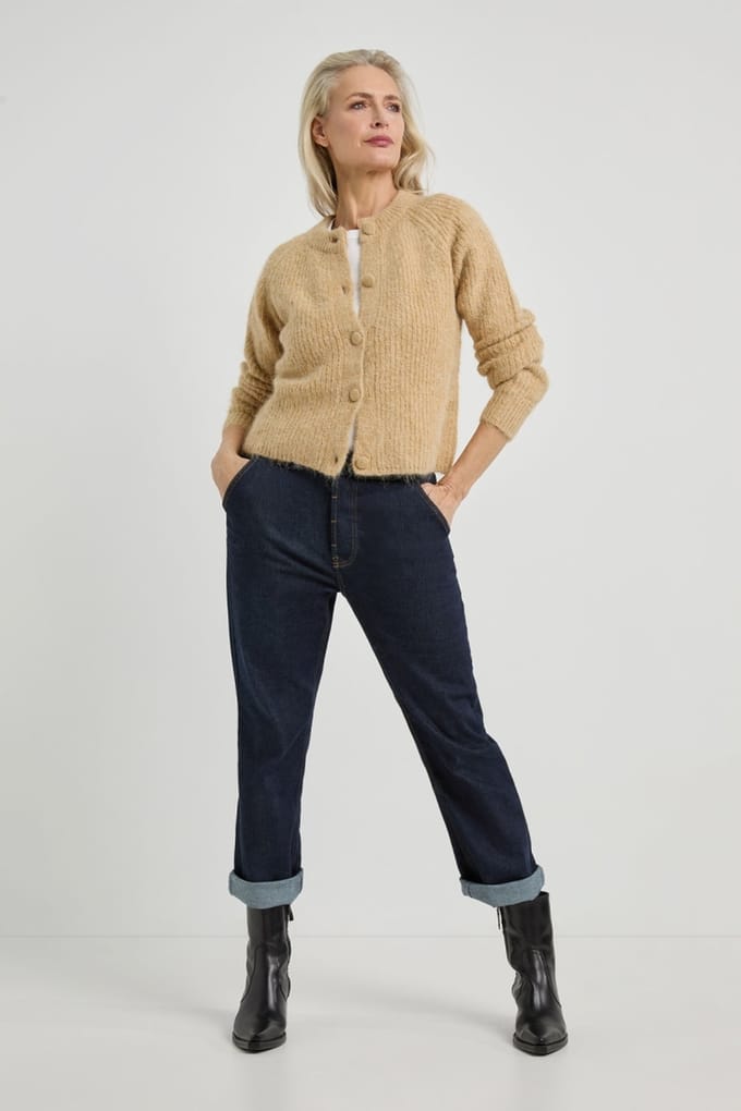 Josephine & Co Abigail Cardigan Camel Taglia: XL | Maglioni a maglia Outlet | Donna | Marrone
