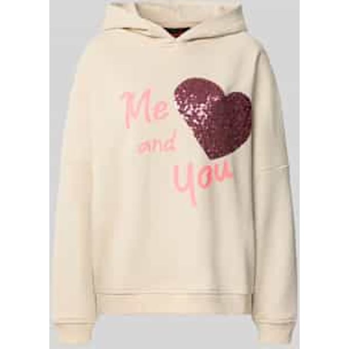 Hoodie van puur katoen