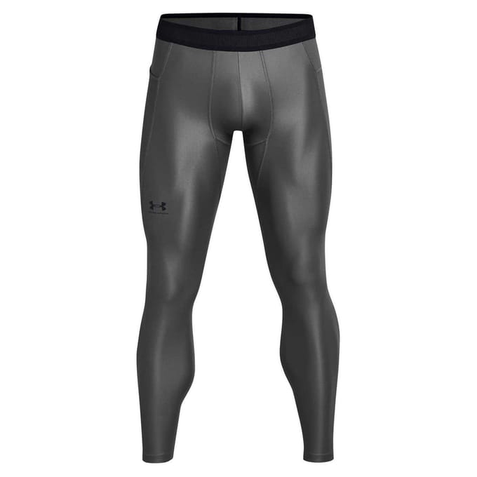 Under Armour Heren Compressie Base Layer Leggings (Grijs)