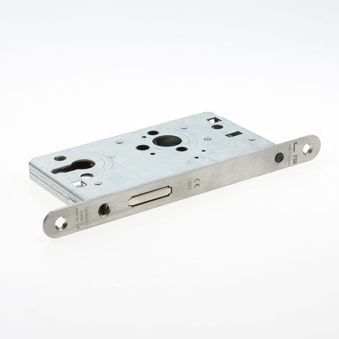 FSB Kastslot roestvaststaal PC72mm voorplaat afgerond 20mm