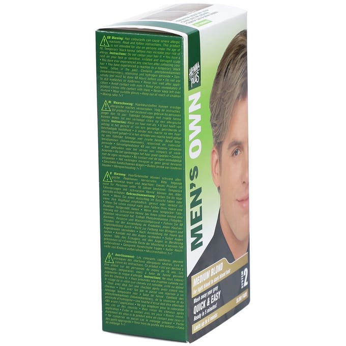 Hennaplus Men’s Own Haarkleuring – Medium Blond 1