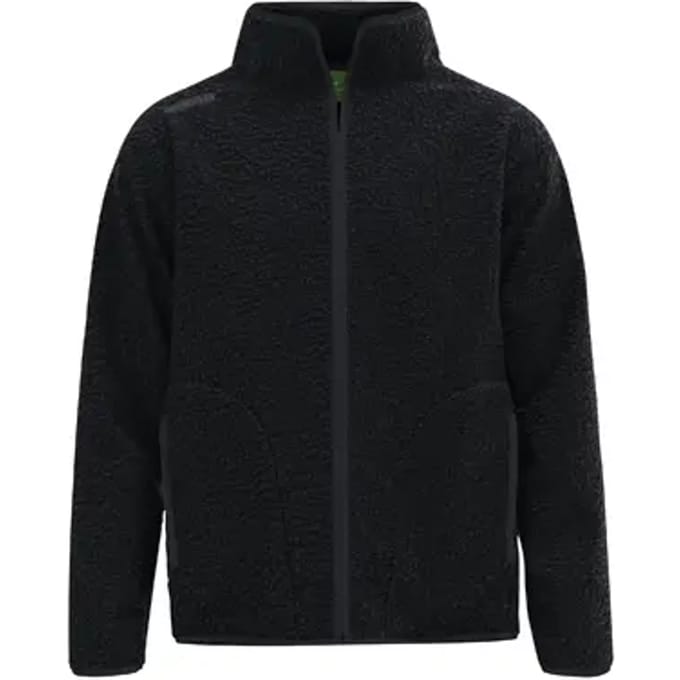 Erima Ts Fleece Jack Kinderen - Zwart | Maat: 140