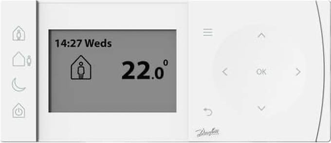Danfoss klokthermostaat TPOne-OT, OpenTherm, modulerend