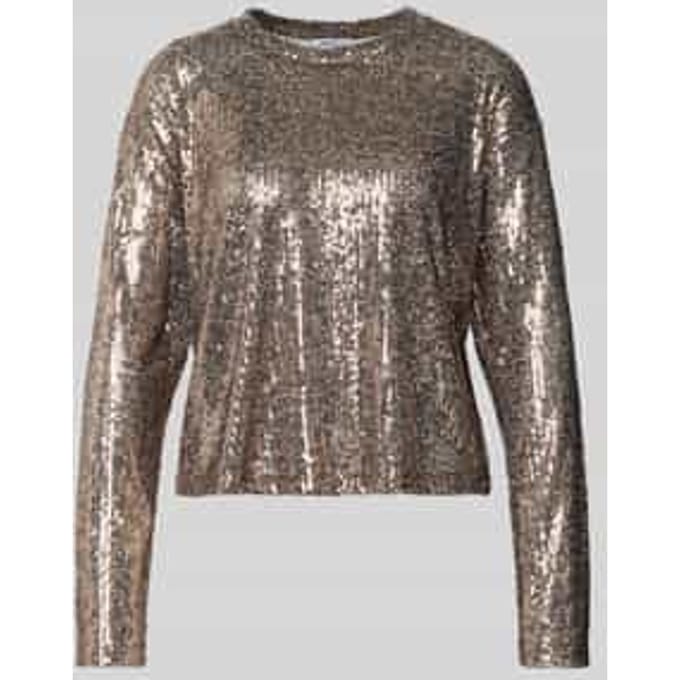 Blouseshirt met ronde hals
